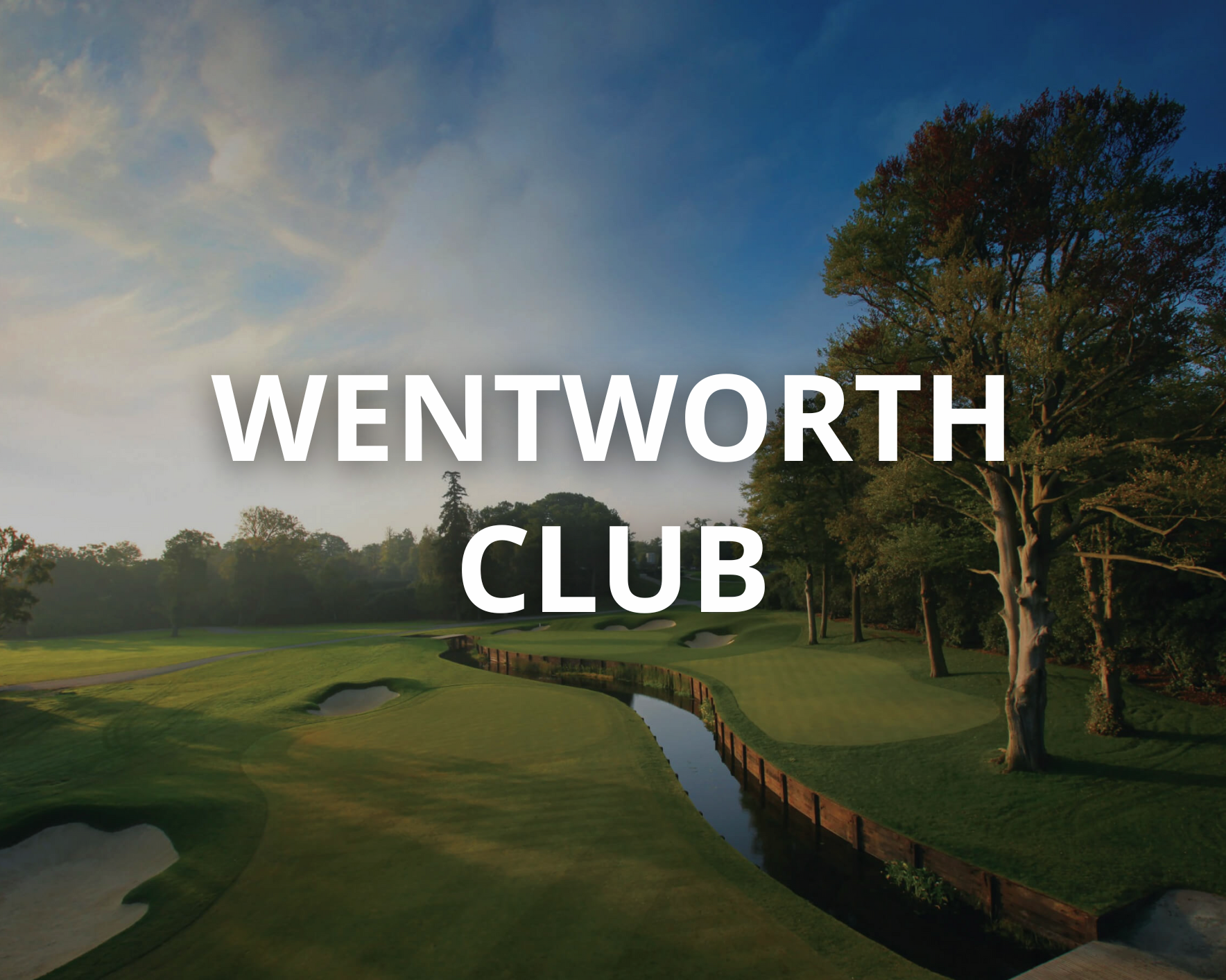 Wentworth Golf Club near the Winning Post in Winkfield